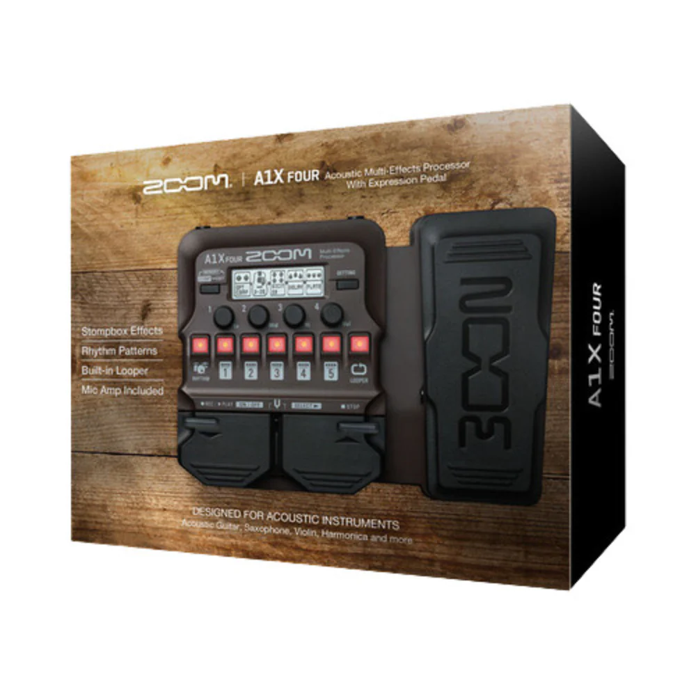 Zoom A1 Four Acoustic Multi-Effects Processor Pedal - Image 4