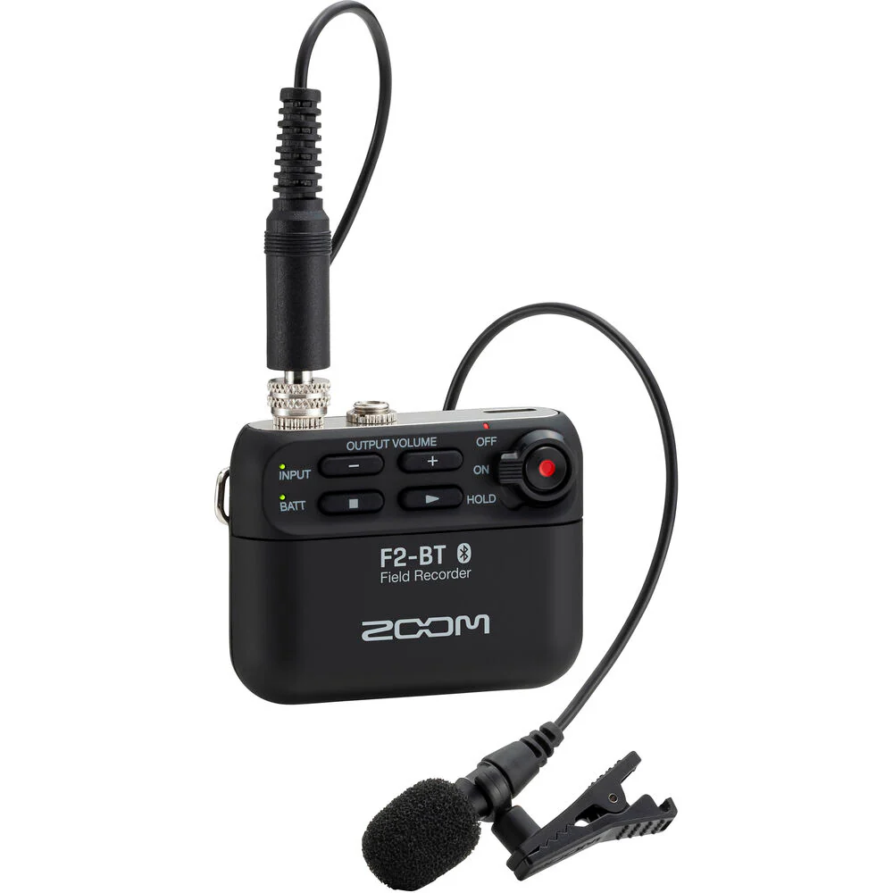 Zoom F2-BT Ultracompact Bluetooth-Enabled Portable Field Recorder with Lavalier Microphone - Image 6