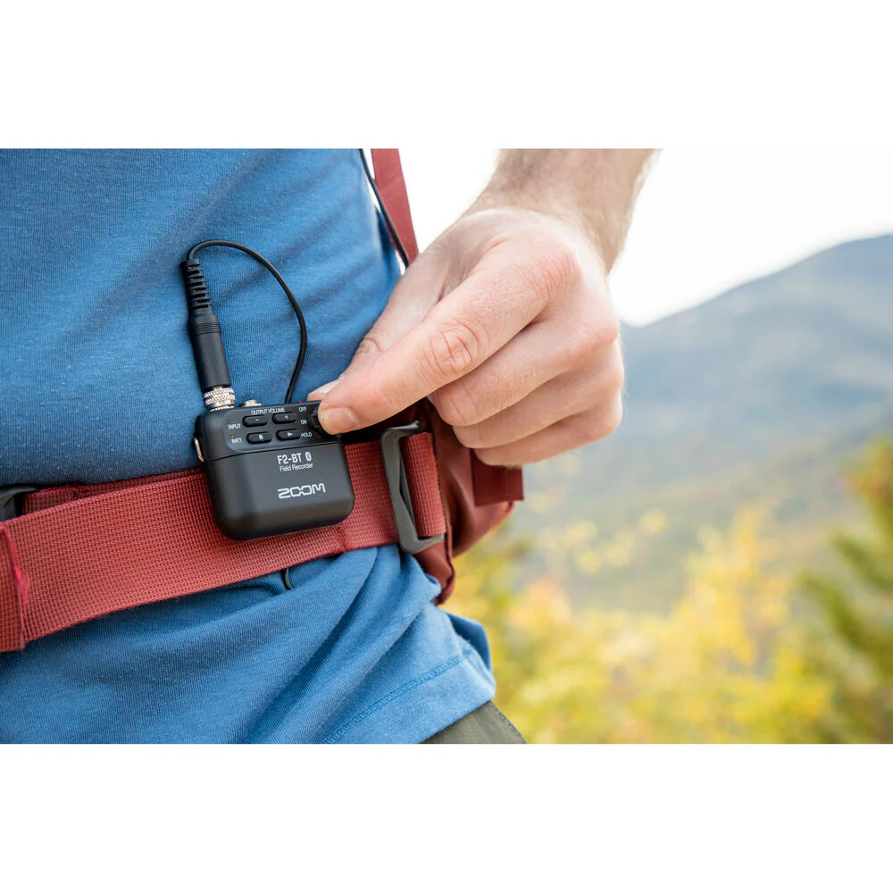 Zoom F2-BT Ultracompact Bluetooth-Enabled Portable Field Recorder with Lavalier Microphone - Image 7