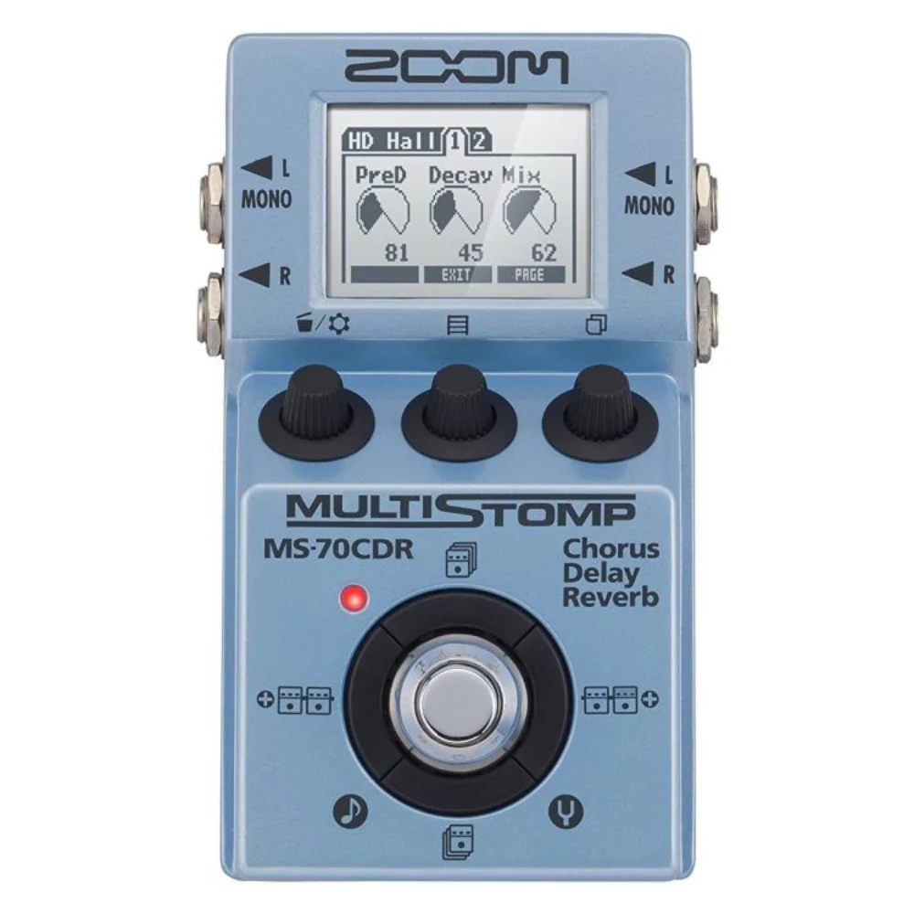 Zoom MS-70CDR+ MultiStomp Chorus / Delay / Reverb Pedal